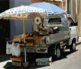 Vendeur à la sauvette à Syracuse