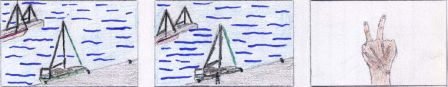Bande-dessinée de l'arrivée au port - partie 3