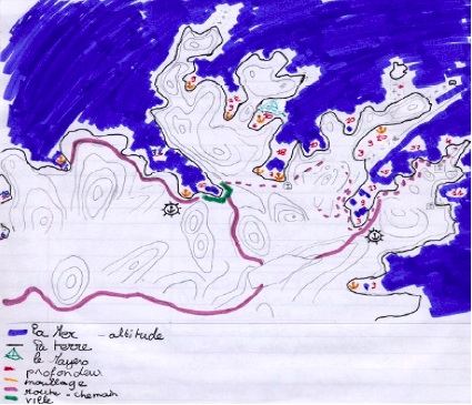 Carte de Meganisi