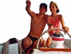Nicolas et Marion barrent le Mayéro