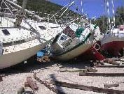 pile de bateaux