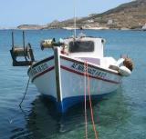 Agios Nicholaos sur une barque de pÃªche Ã  Pollonia