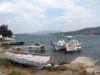 barques au repos à Galatas