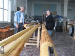 Didier dans son atelier