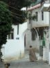 Quartier de Xanthi: maison des balcans et femme turcophone