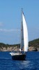 Jacques essaie sa nouvelle grand voile